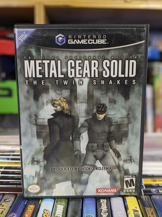 Metal Gear Solid The Twin Snakes Nintendo Gamecube Boxed