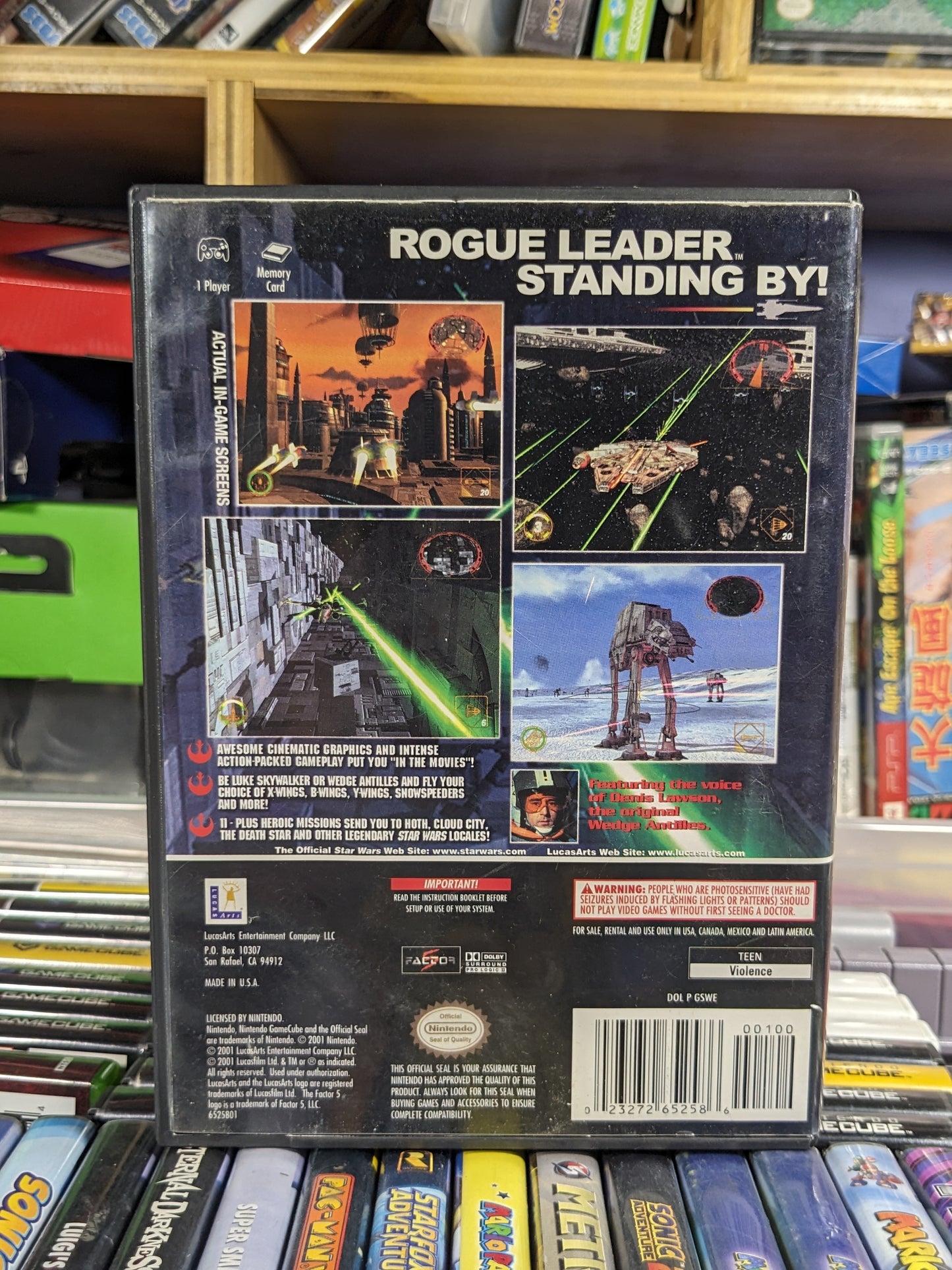 Star Wars Rogue Leader Nintendo Gamecube CIB