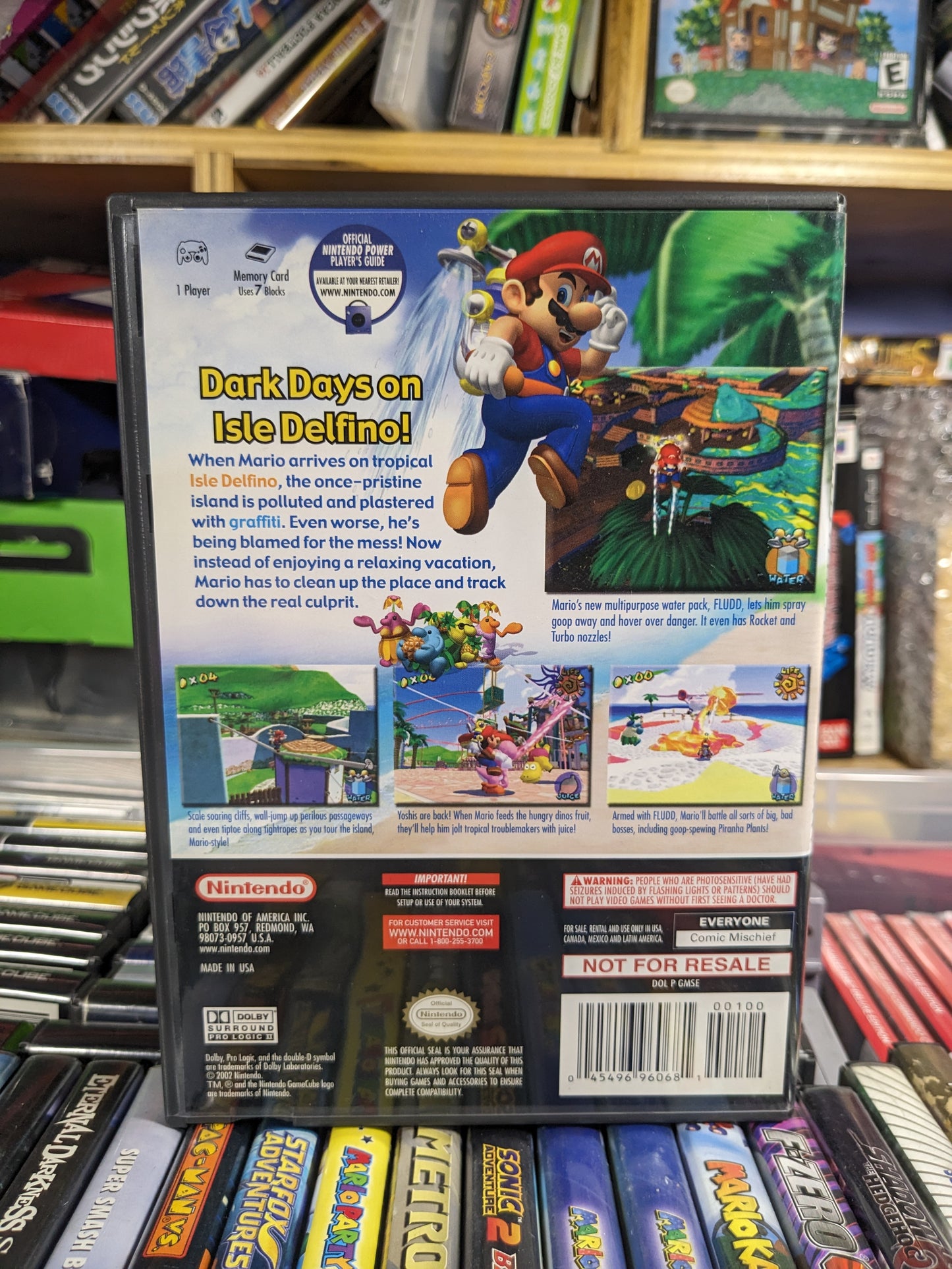 Super Mario Sunshine Nintendo Gamecube CIB