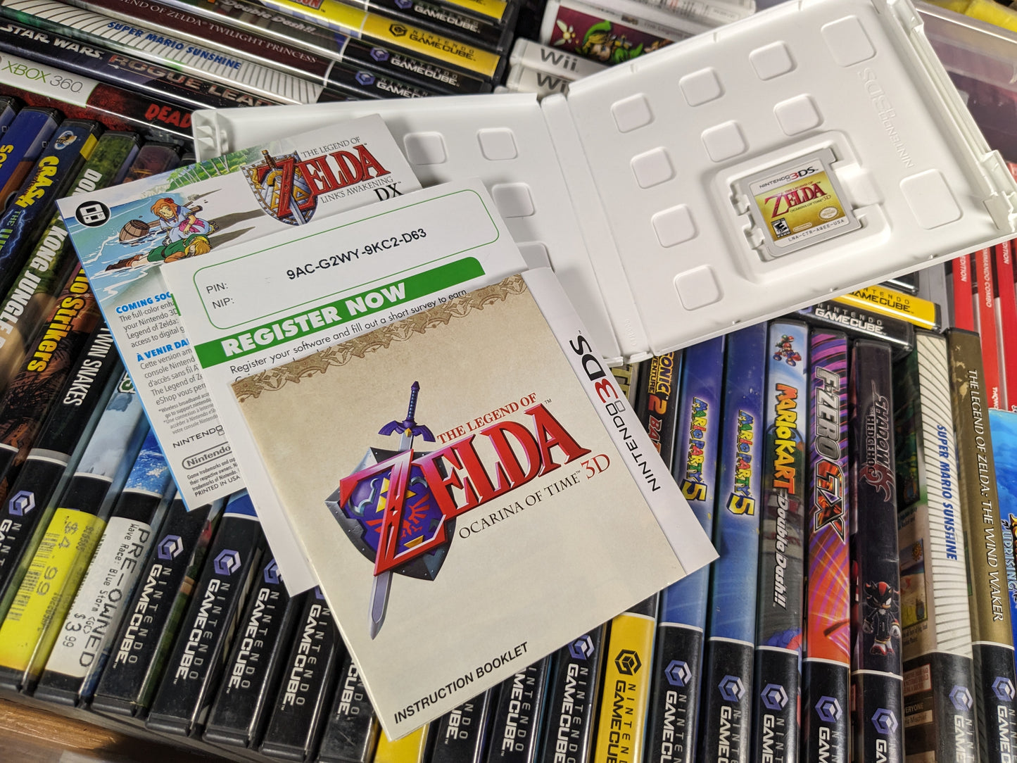 Legend of Zelda Ocarina of Time 3D Nintendo 3DS CIB