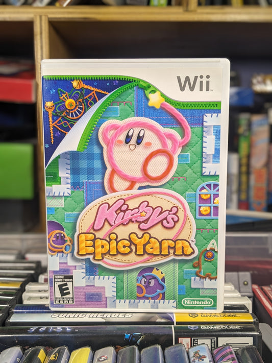 Kirby's Epic Yarn Nintendo Wii CIB