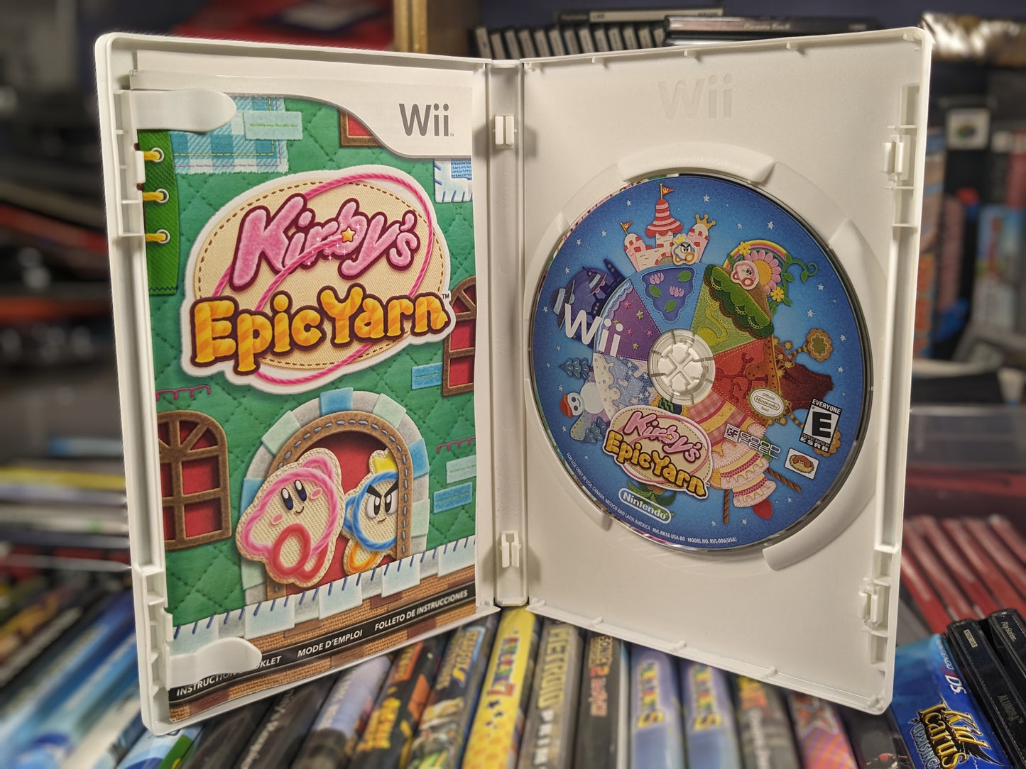 Kirby's Epic Yarn Nintendo Wii CIB