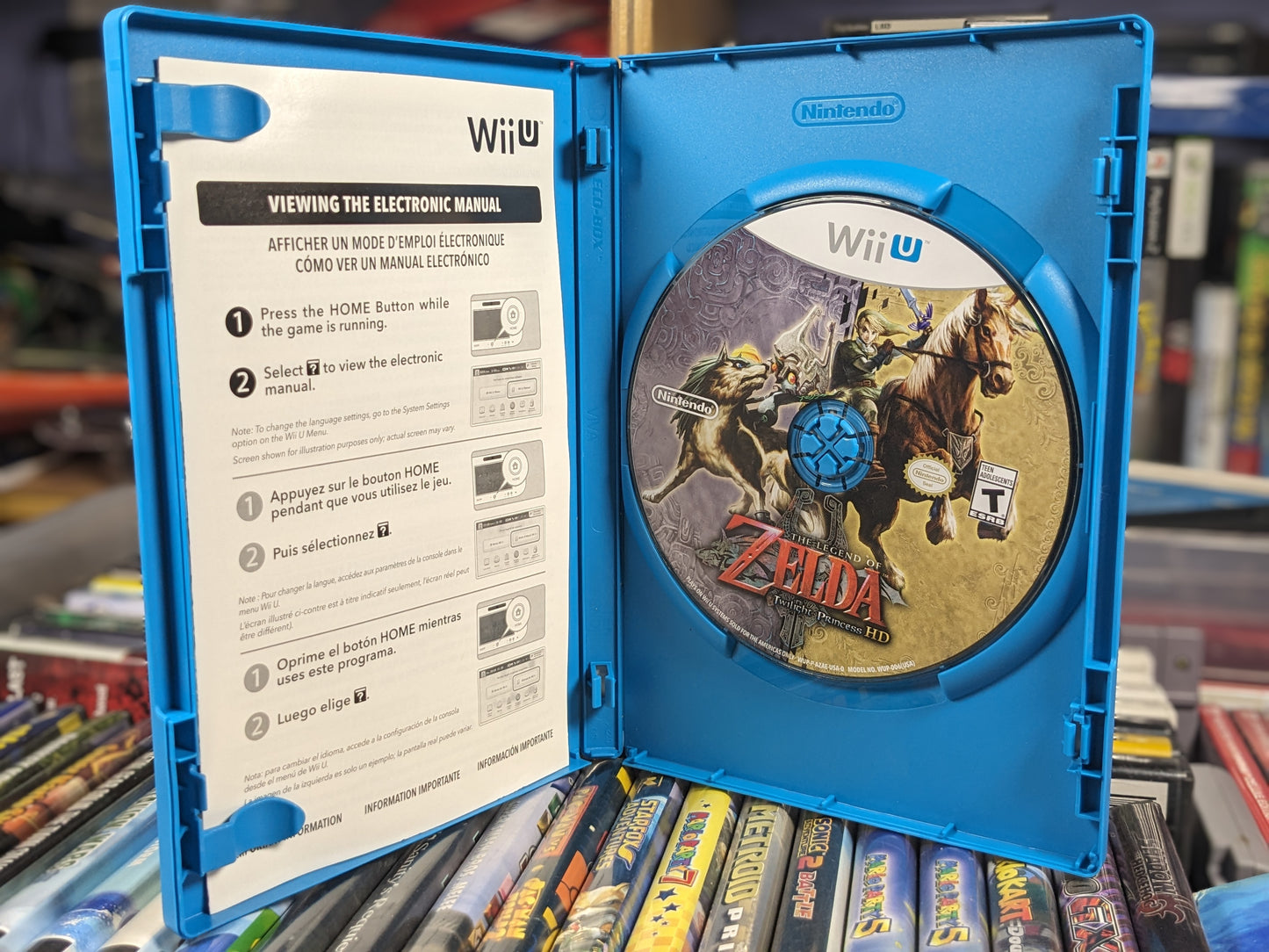 Legend of Zelda Twilight Princess HD Nintendo Wii U CIB