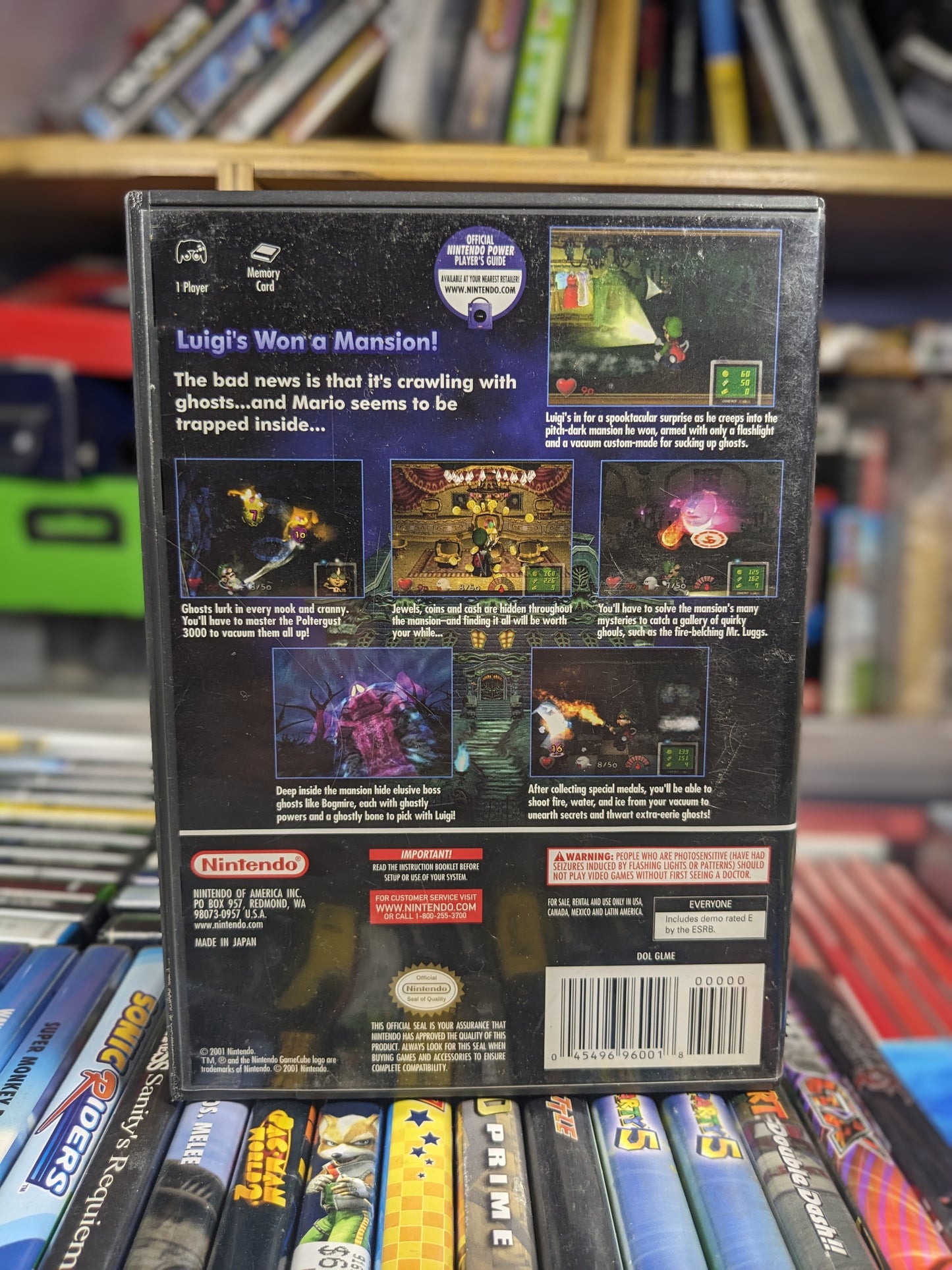 Luigi's Mansion Nintendo Gamecube CIB