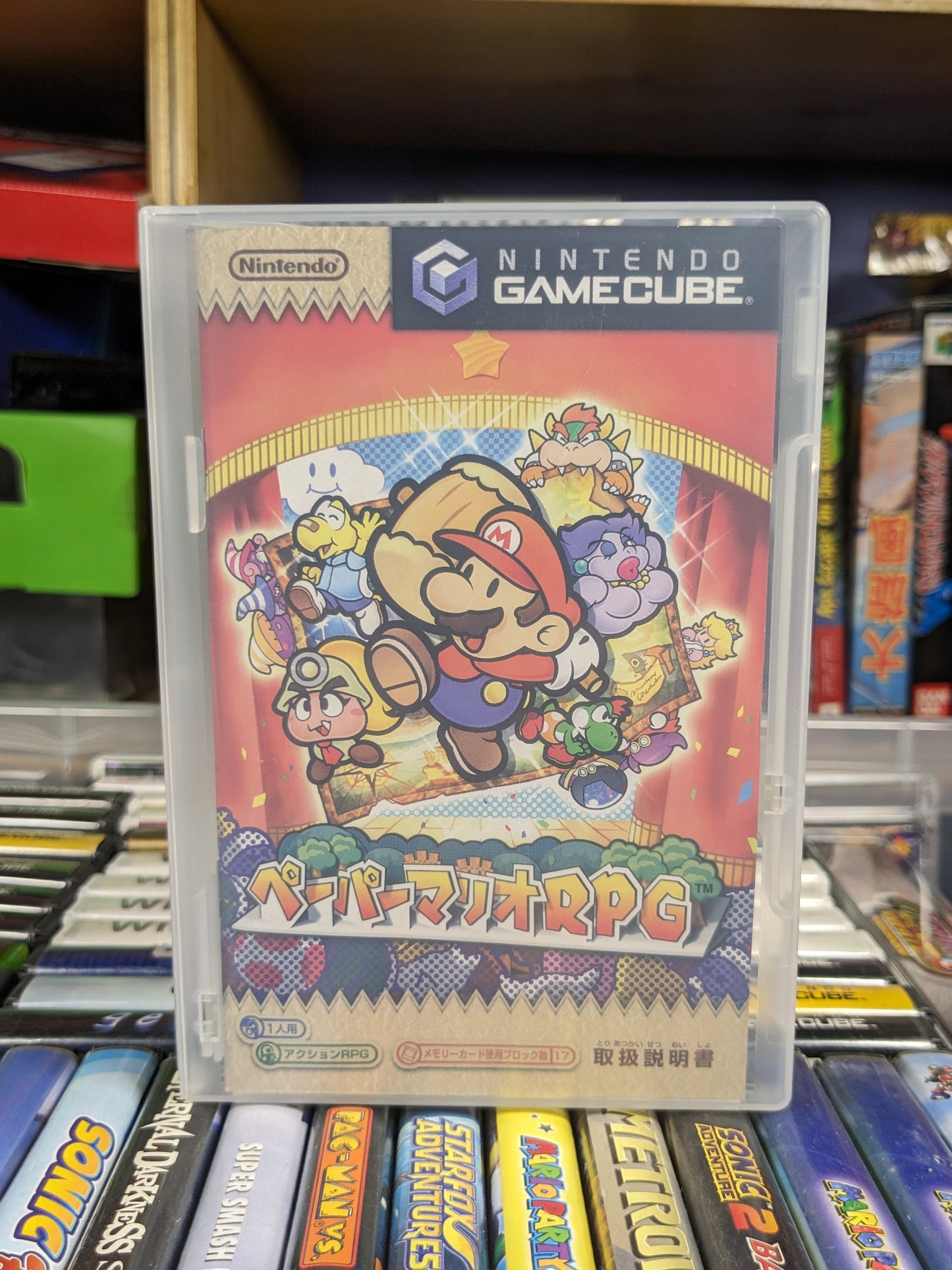 Paper Mario The Thousand Year Door Japanese Nintendo Gamecube CIB