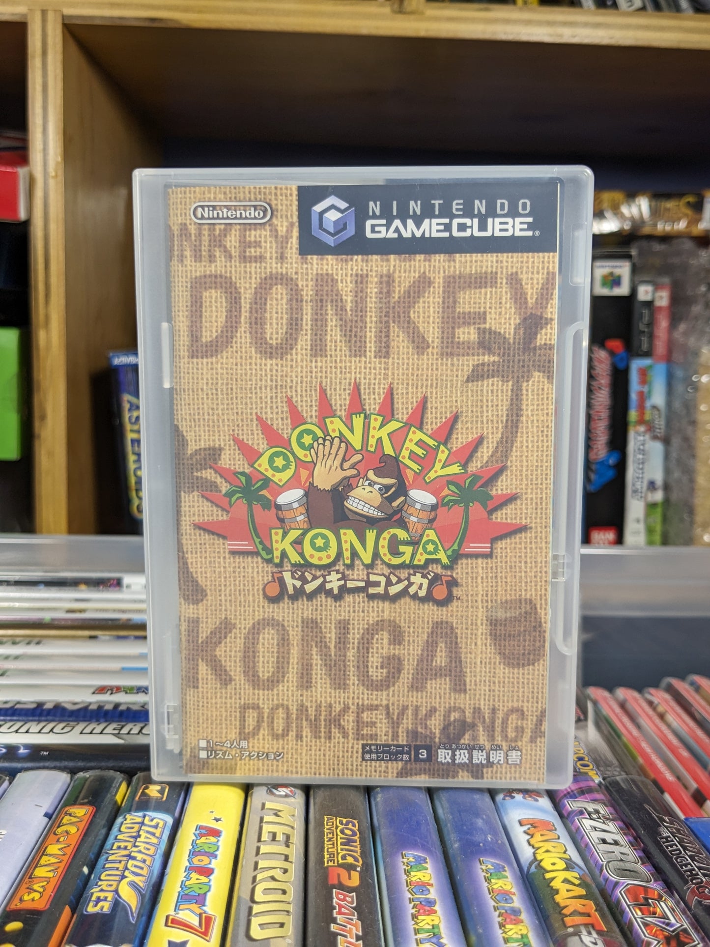 Donkey Konga Japanese Nintendo Gamecube CIB