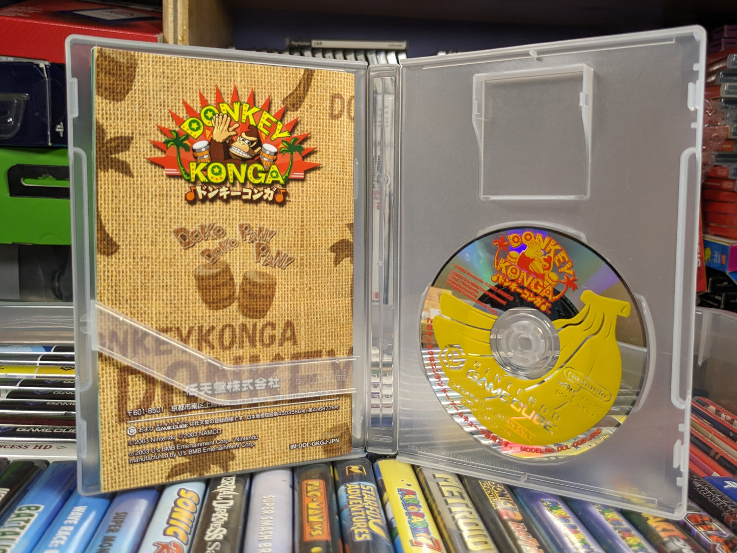 Donkey Konga Japanese Nintendo Gamecube CIB