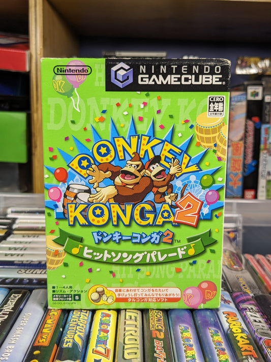 Donkey Konga 2 Japanese Nintendo Gamecube CIB