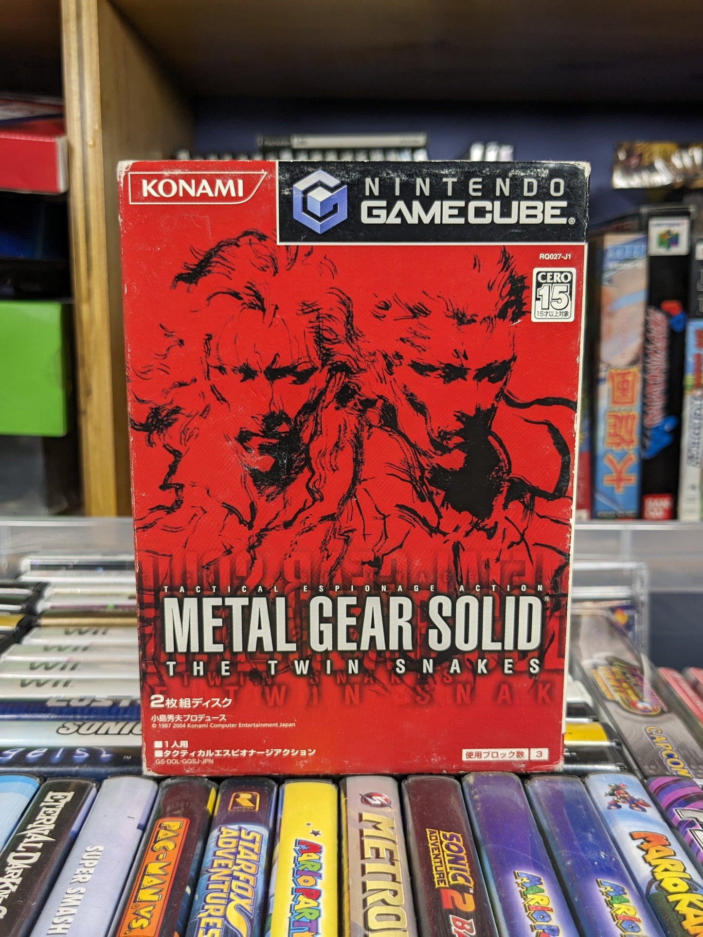 Metal Gear Solid The Twin Snakes Japanese Nintendo Gamecube CIB