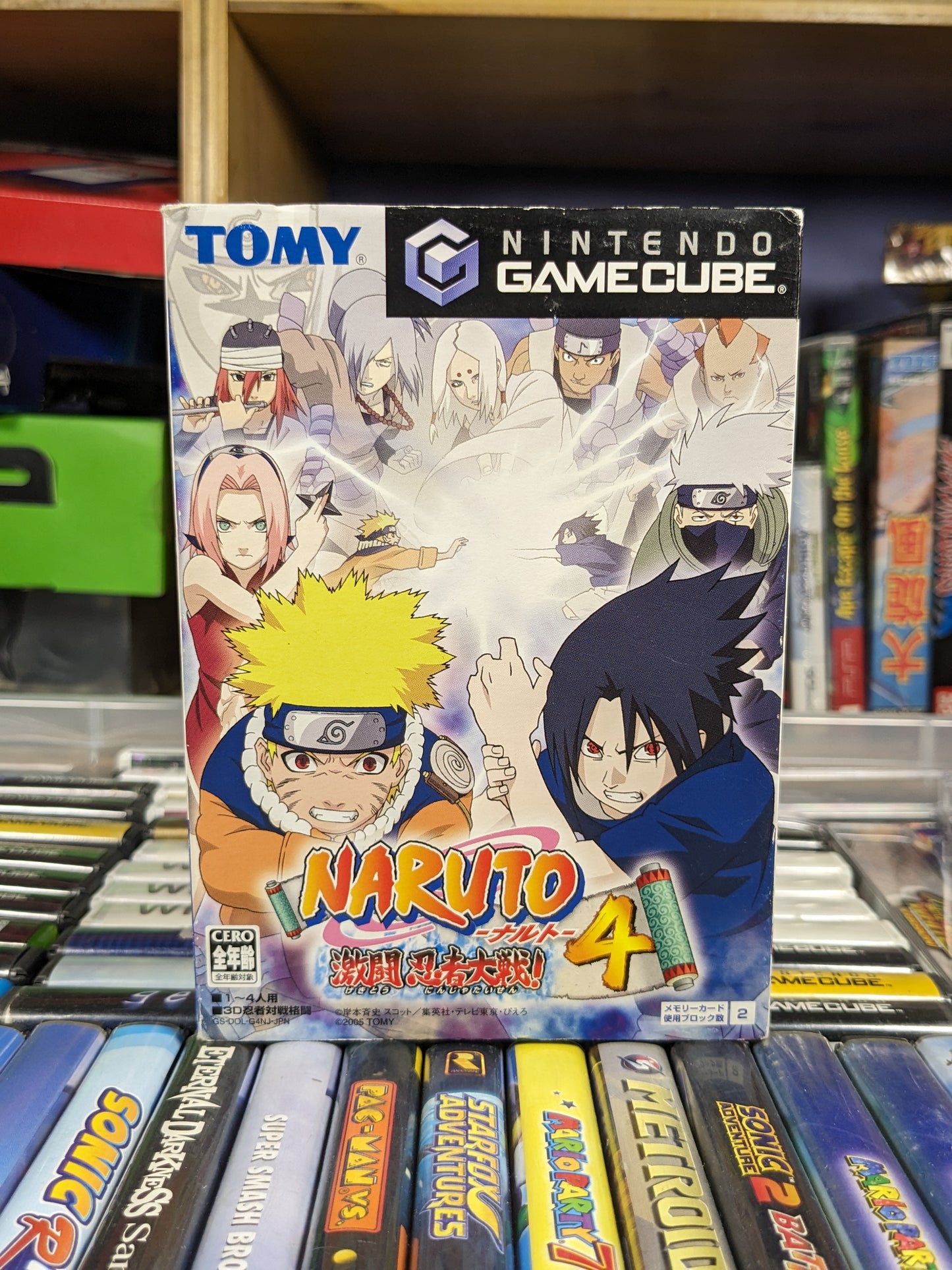 Naruto: Gekitō Ninja Taisen! 4 Japanese Nintendo Gamecube CIB