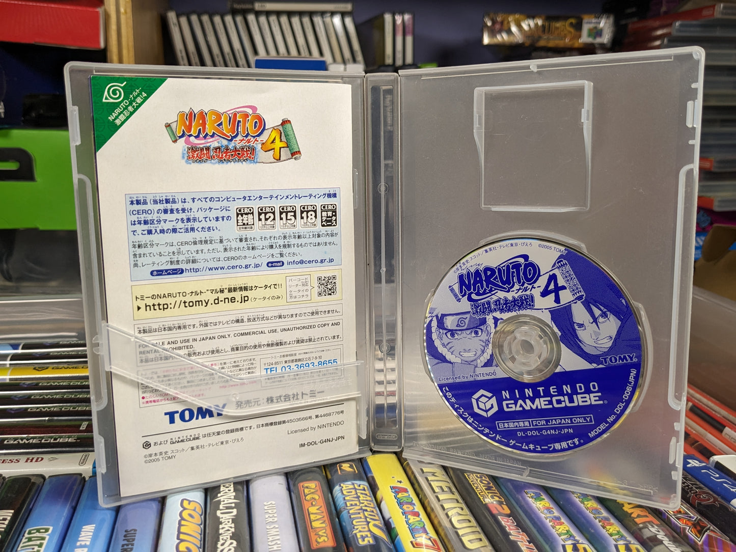 Naruto: Gekitō Ninja Taisen! 4 Japanese Nintendo Gamecube CIB