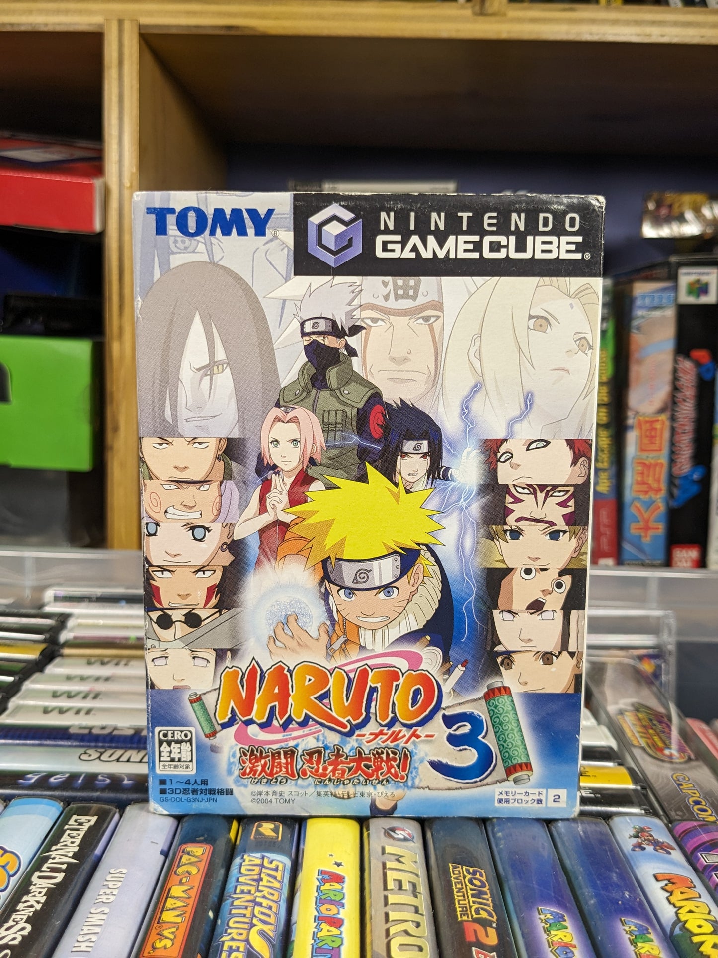 Naruto: Gekitō Ninja Taisen! 3 Japanese Nintendo Gamecube CIB