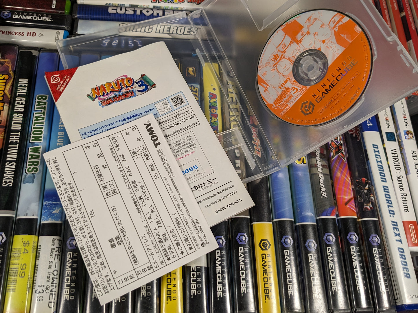 Naruto: Gekitō Ninja Taisen! 3 Japanese Nintendo Gamecube CIB