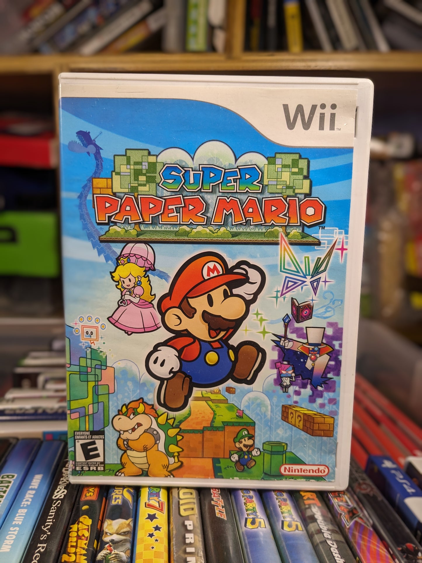 Super Paper Mario Nintendo Wii CIB