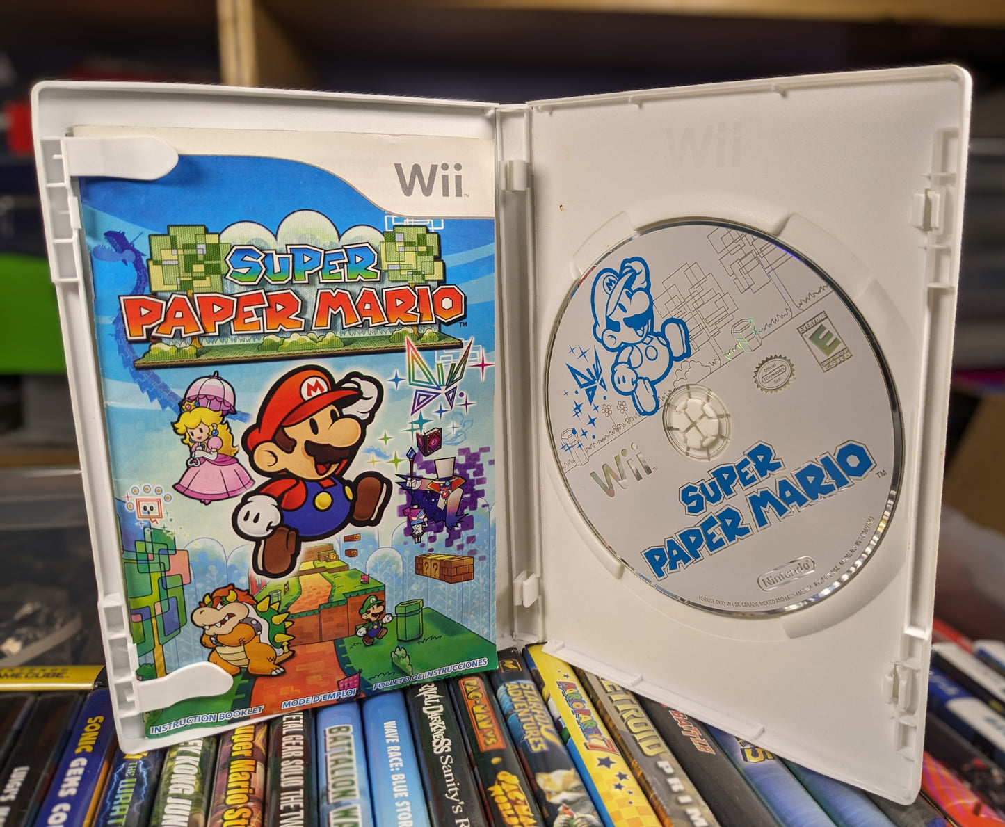 Super Paper Mario Nintendo Wii CIB