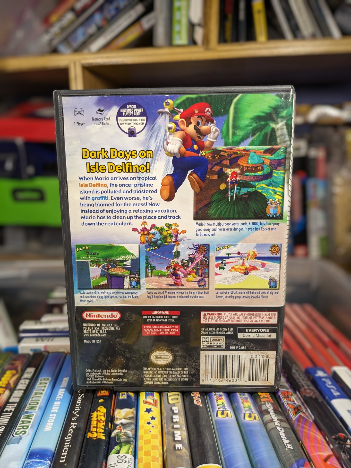 Super Mario Sunshine Nintendo Gamecube CIB