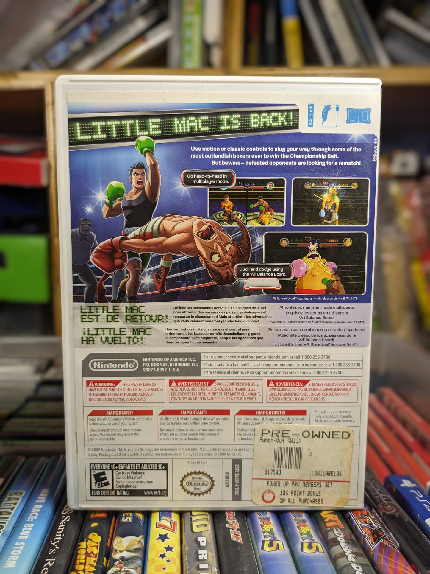 Punch-Out Nintendo Wii CIB