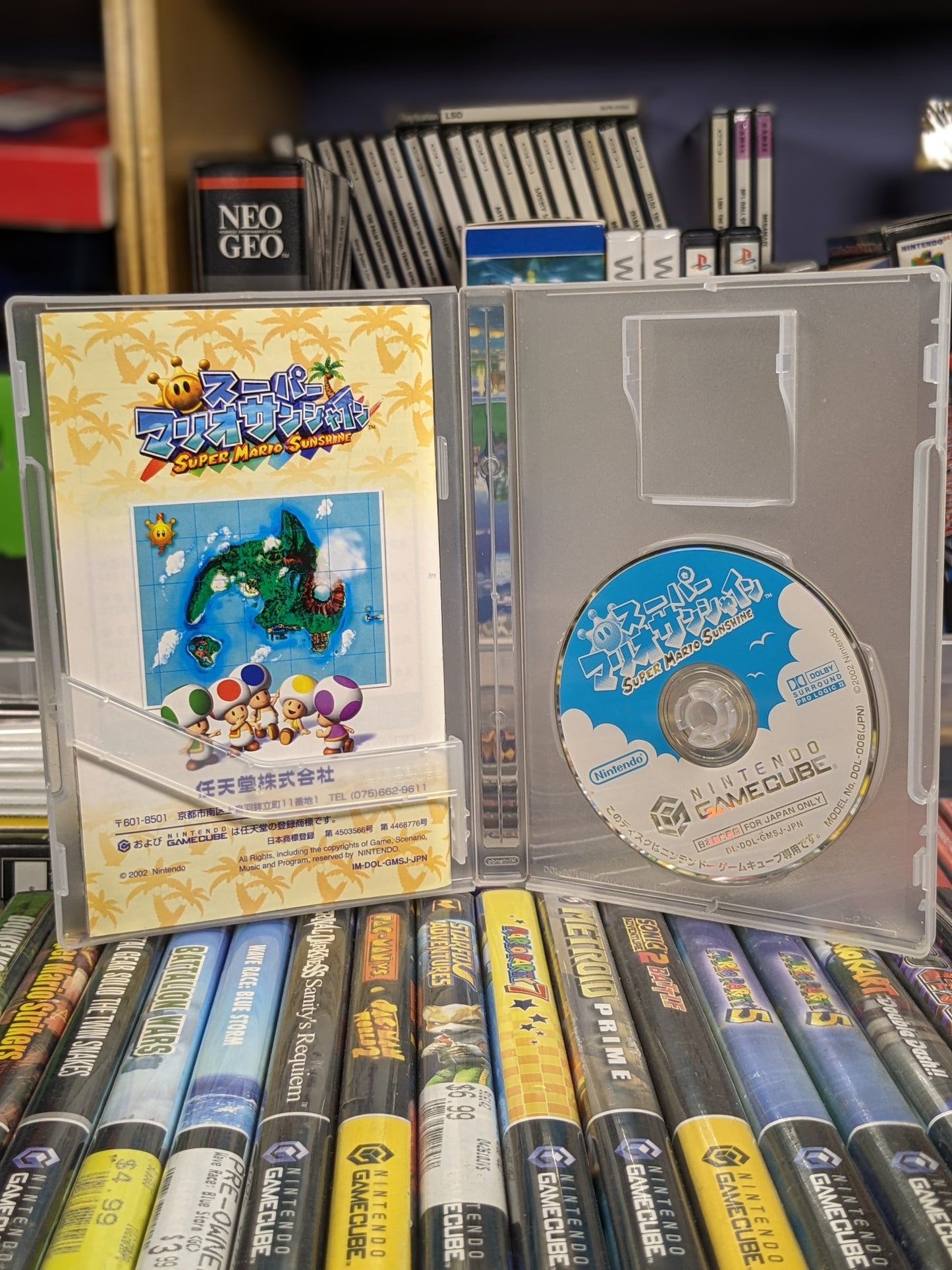 Super Mario Sunshine Japanese Nintendo Gamecube CIB