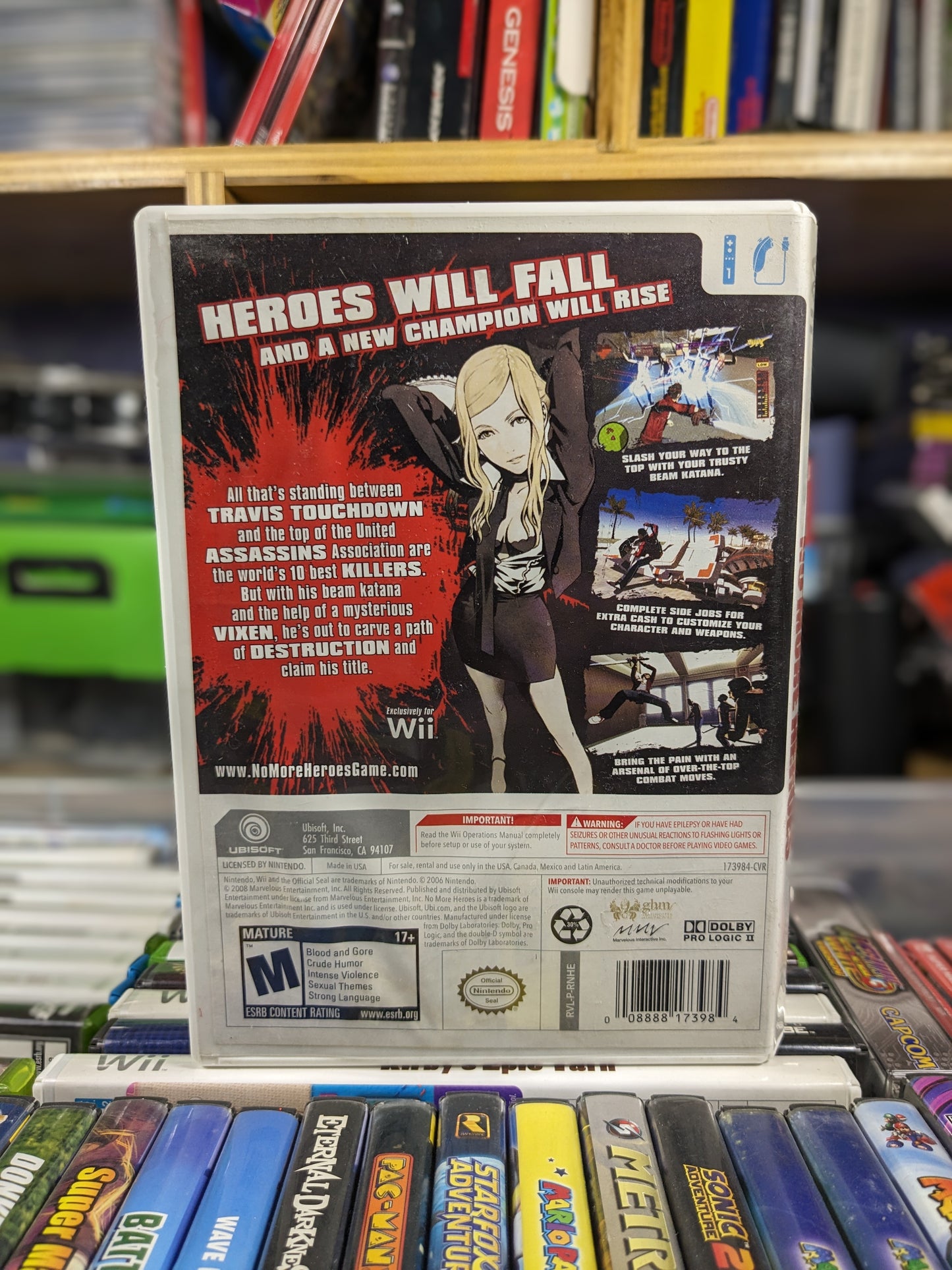 No More Heroes Nintendo Wii Boxed