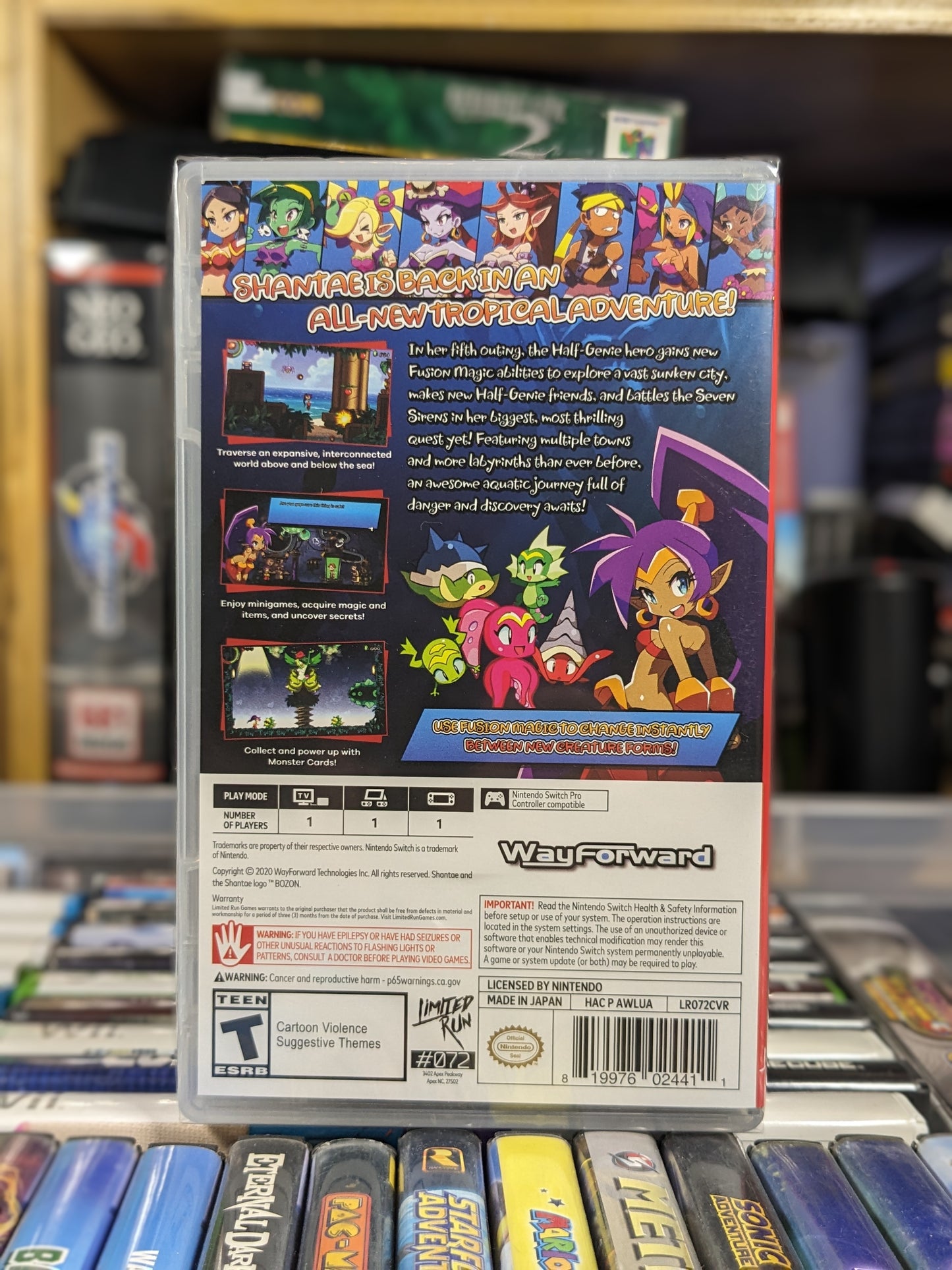 Shantae and the Seven Sirens Nintendo Switch Brand New Sealed