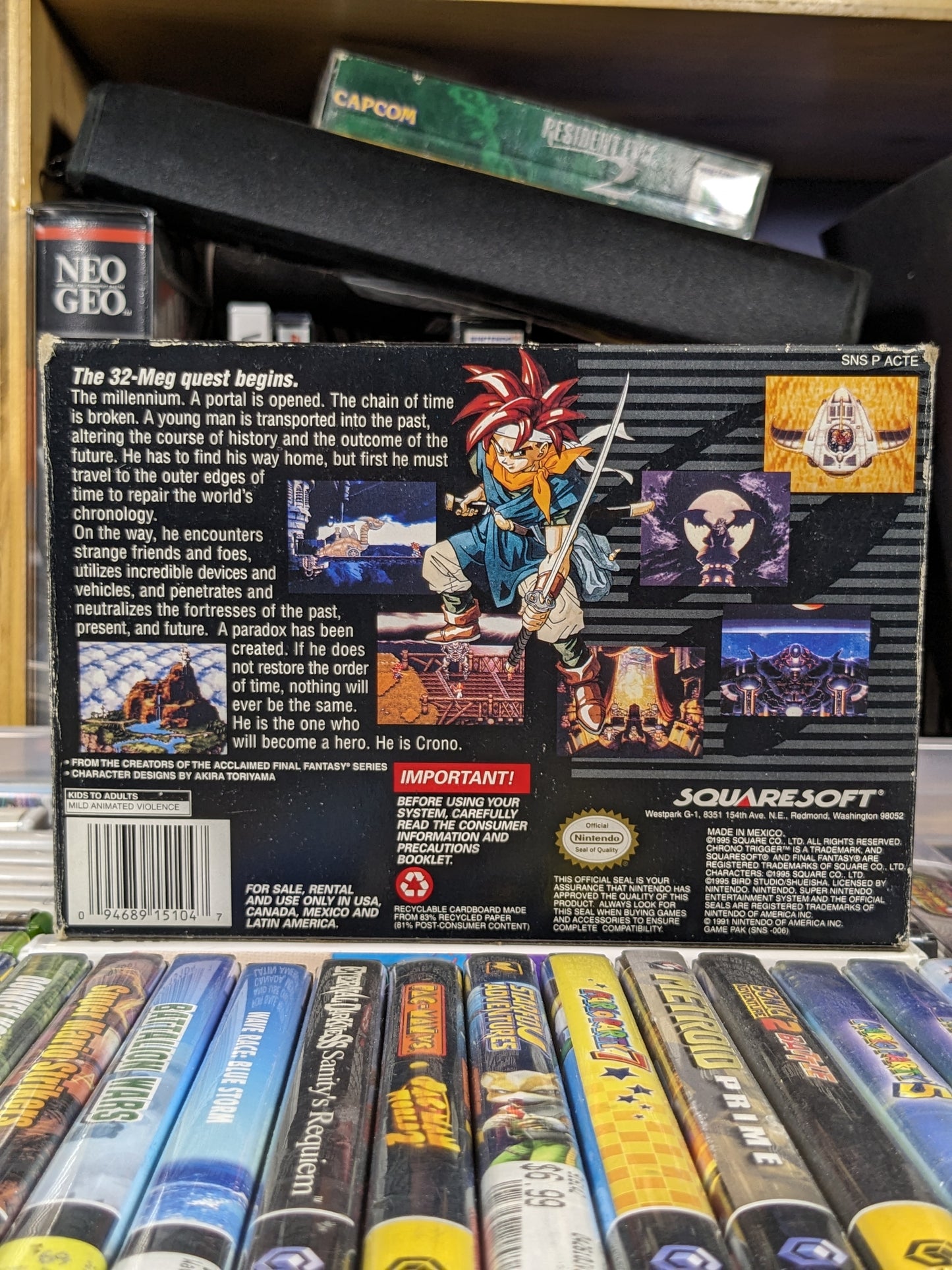 Chrono Trigger SNES CIB