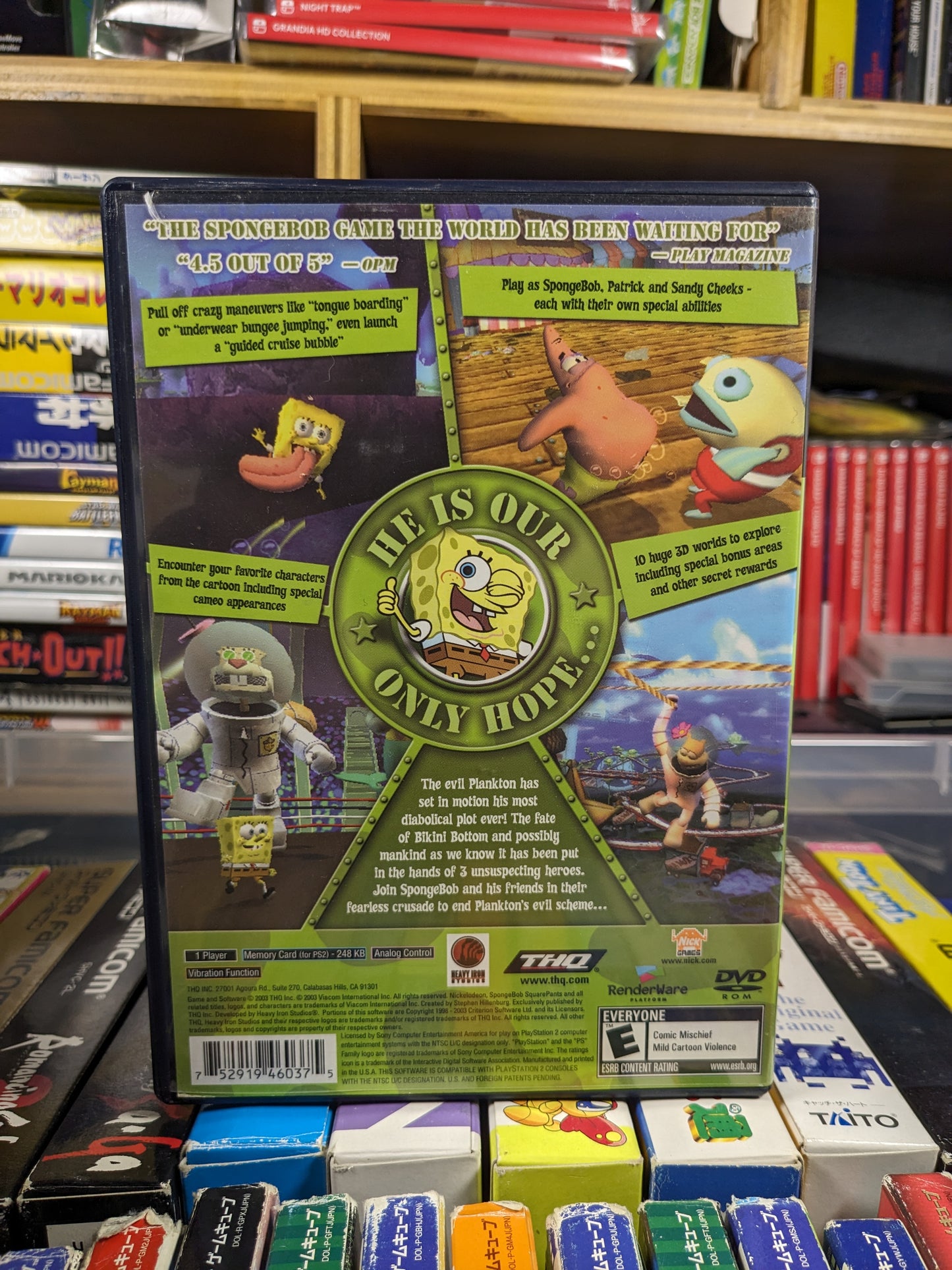 Spongebob Battle for Bikini Bottom PS2 CIB