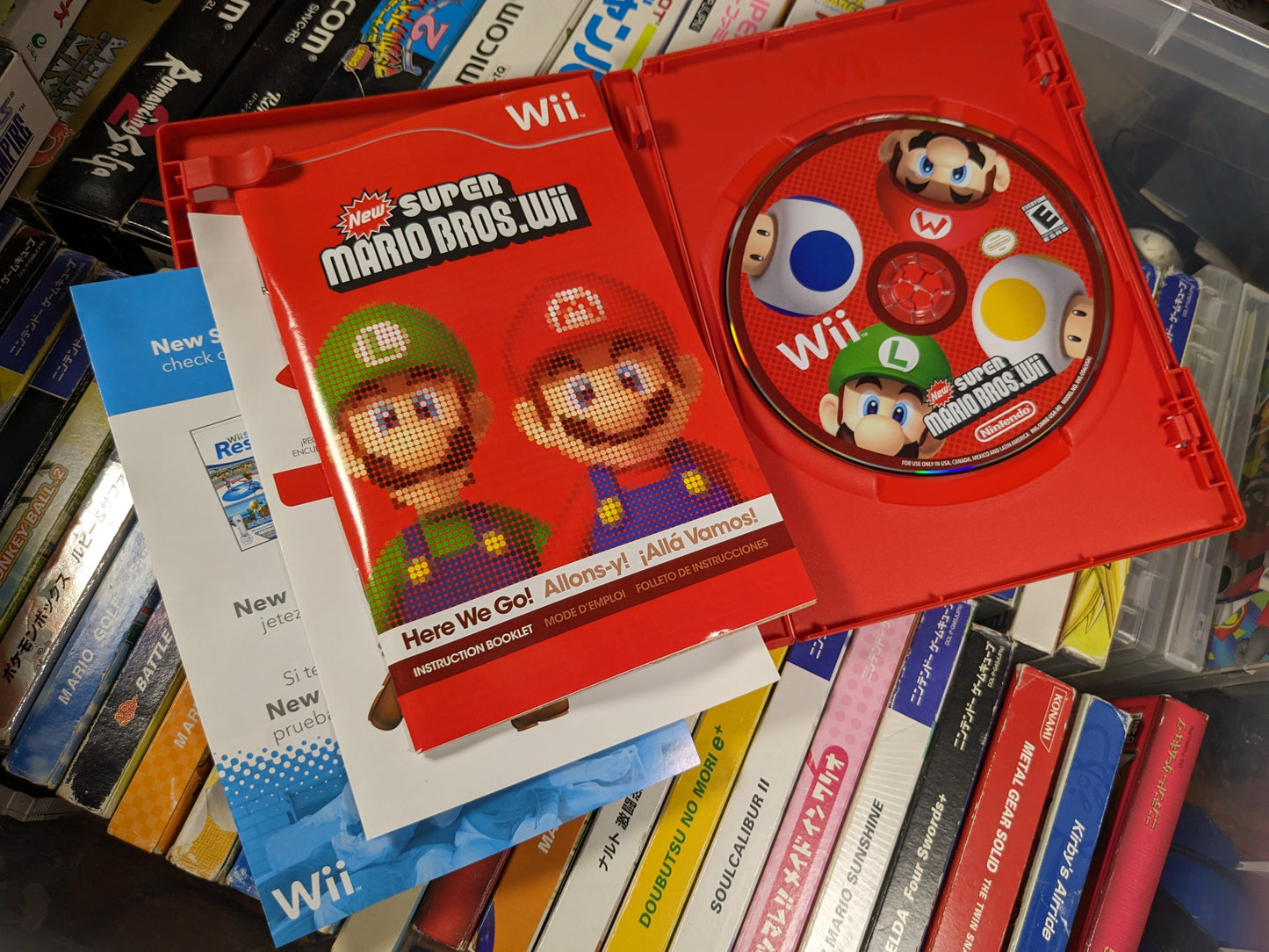 New Super Mario Bros Wii Nintendo Wii CIB