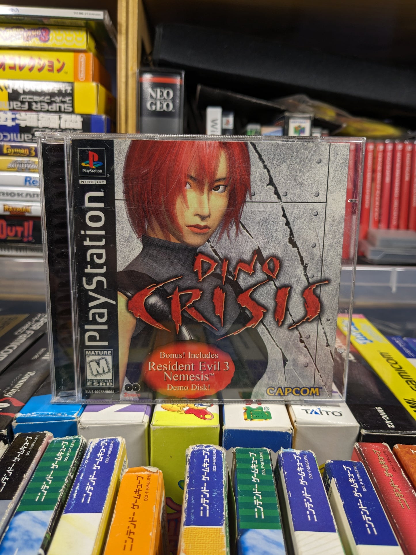 Dino Crisis with Resident Evil 3 Demo PS1 CIB