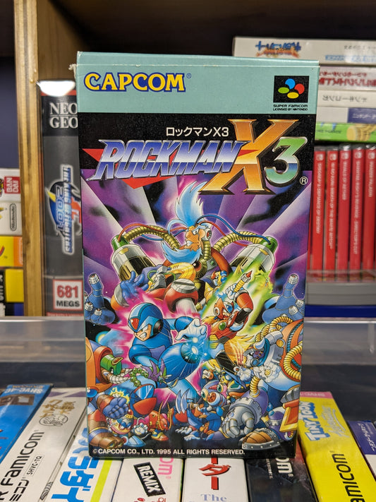 Rockman X3 Boxed No Manual SNES