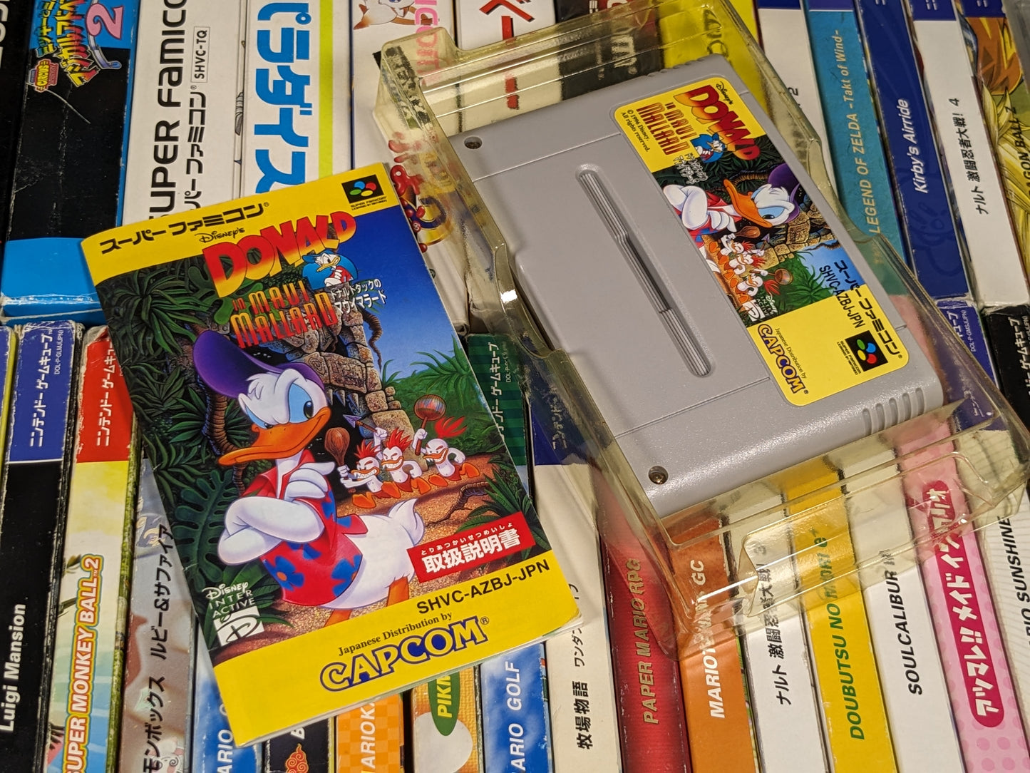 Donald Duck in Maui Mallard Japanese SNES CIB