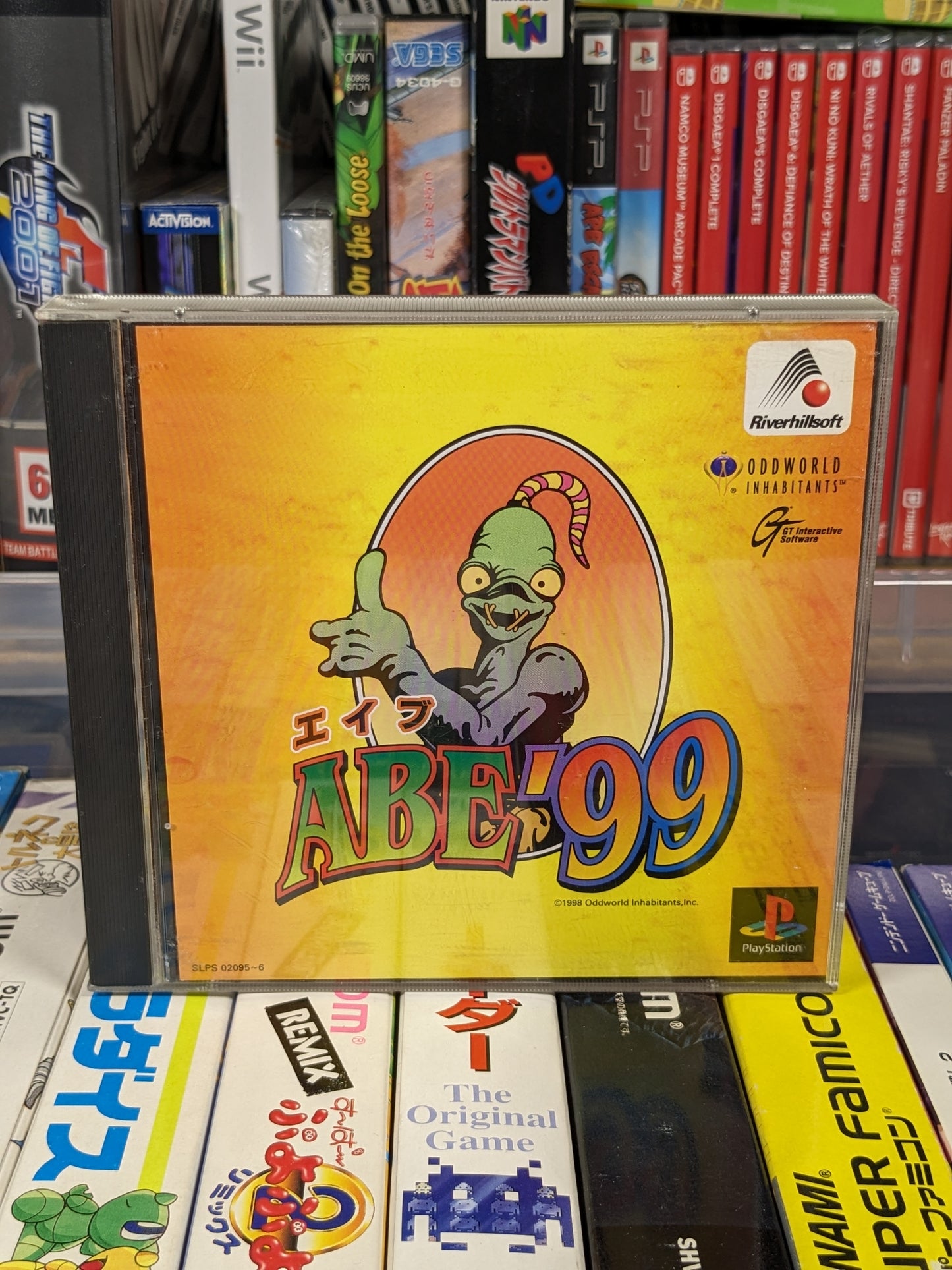 Abe '99 Oddworld Abe's Exoddus Japanese PS1 CIB