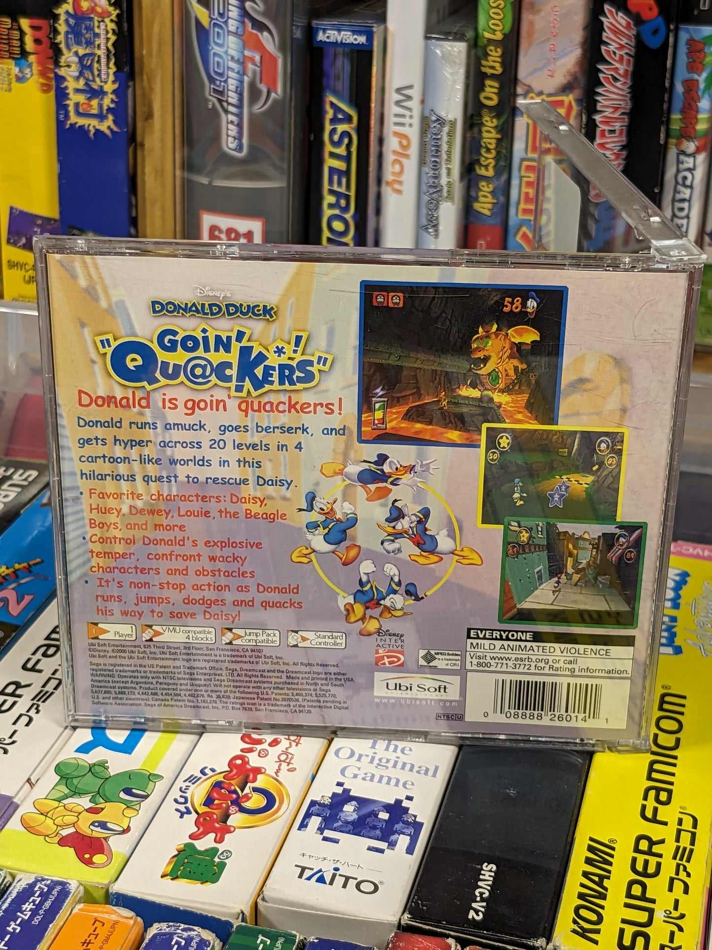 Donald Duck Goin' Quackers Sega Dreamcast Boxed