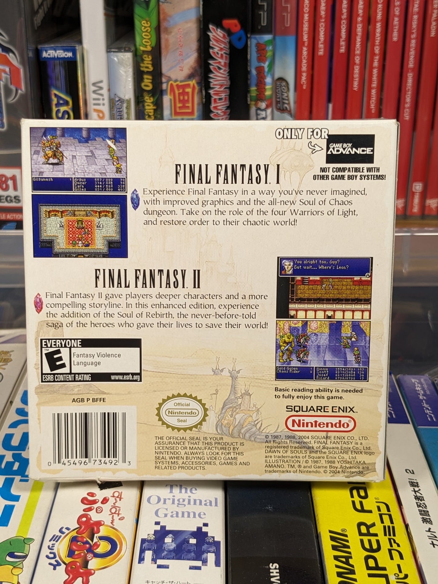 Final Fantasy I & II Dawn of Souls GBA CIB