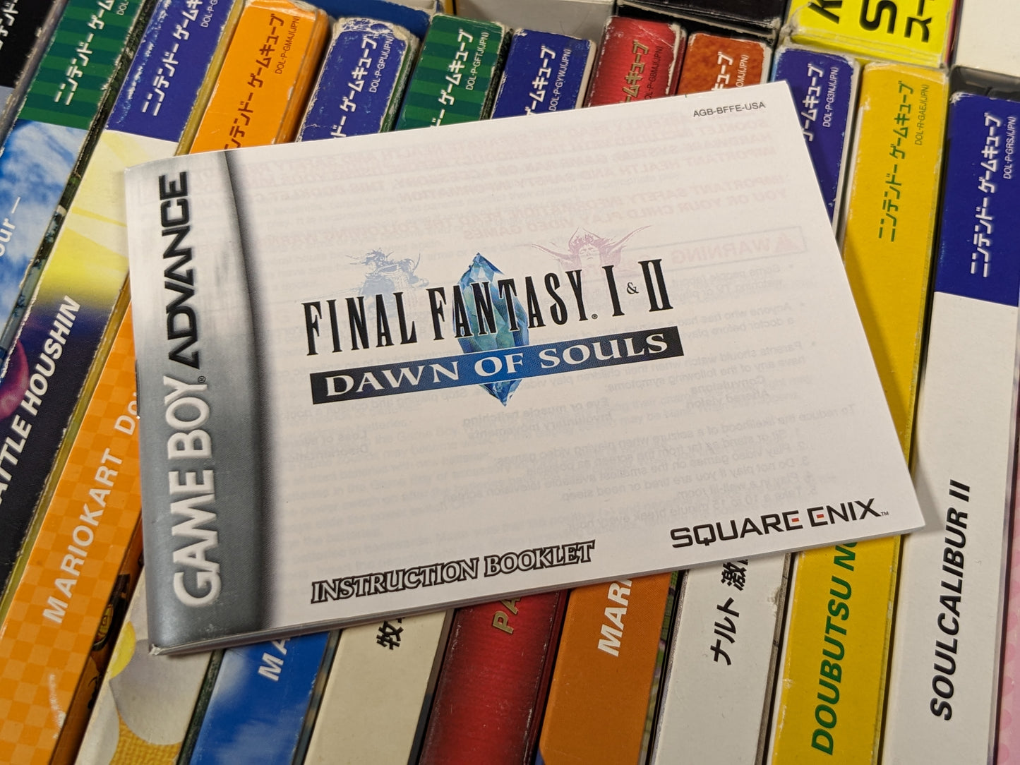 Final Fantasy I & II Dawn of Souls GBA CIB