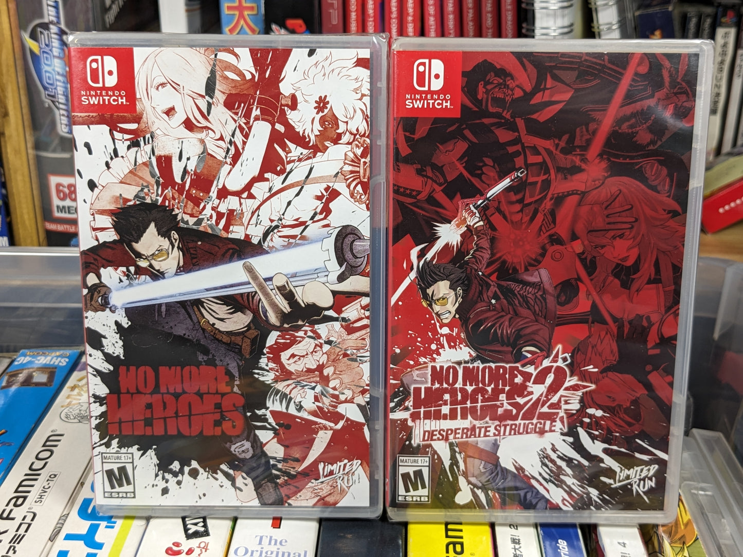 No More Heroes + No More Heroes 2 Nintendo Switch Brand New Sealed