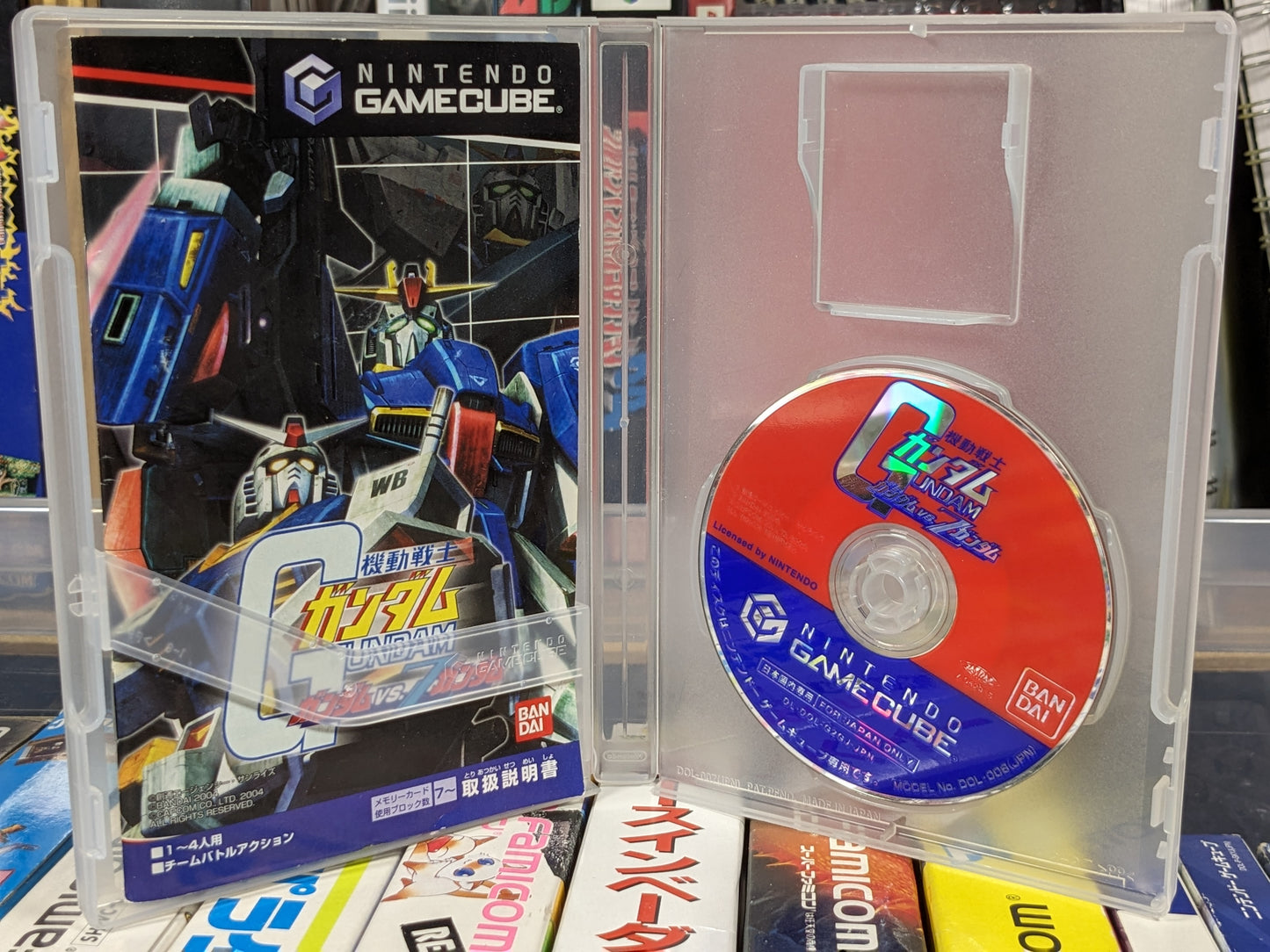 Mobile Suit Gundam Vs Z Gundam Japanese Nintendo Gamecube Boxed