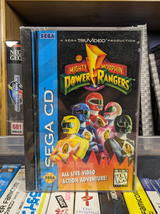 Mighty Morphin' Power Rangers Sega CD SEALED