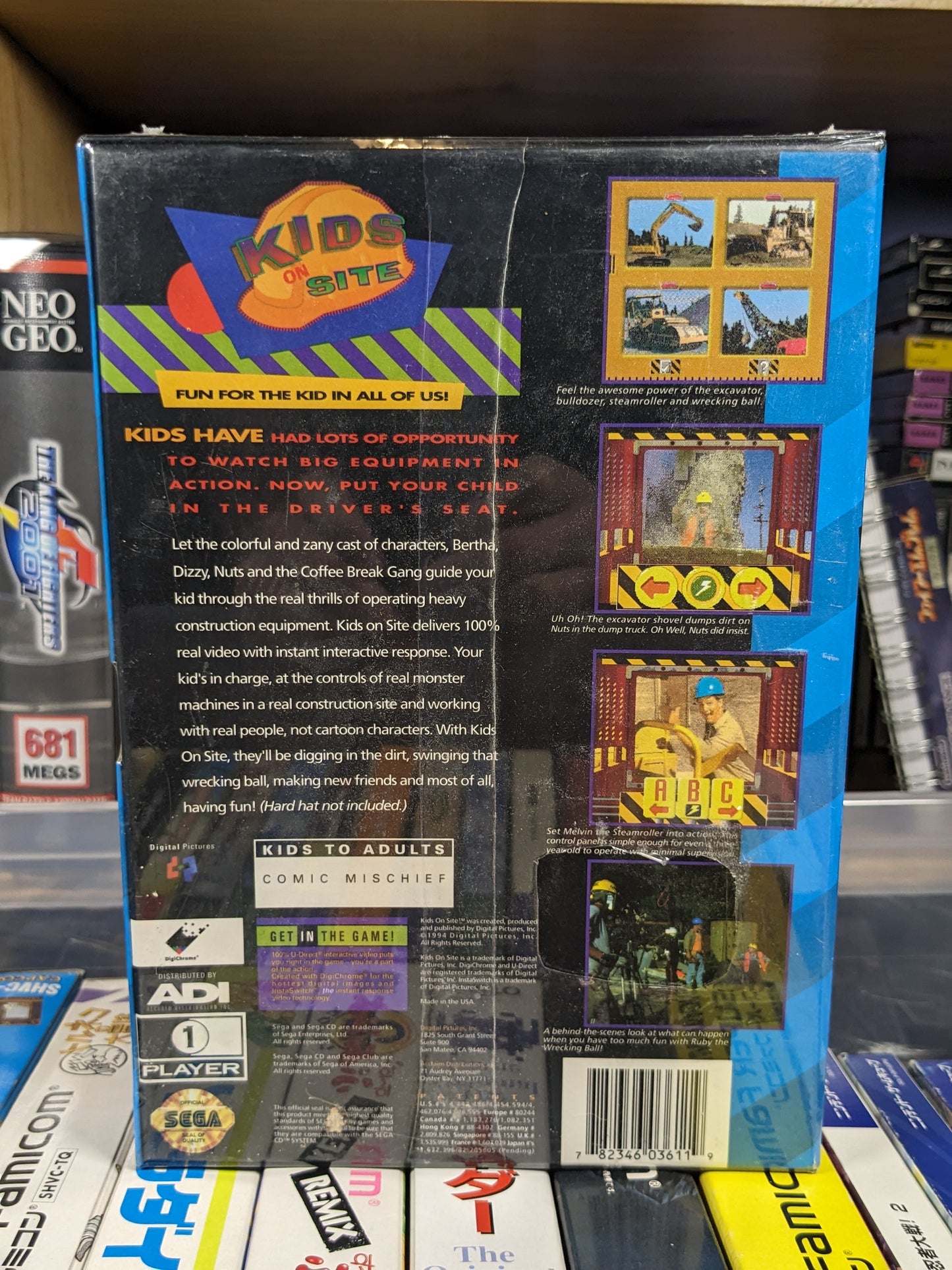 Kids on Site Sega CD SEALED