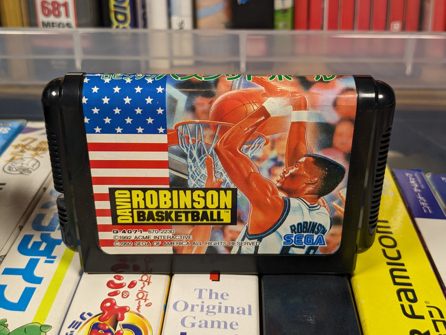 David Robinson Basketball Sega Mega Drive Japanese CIB