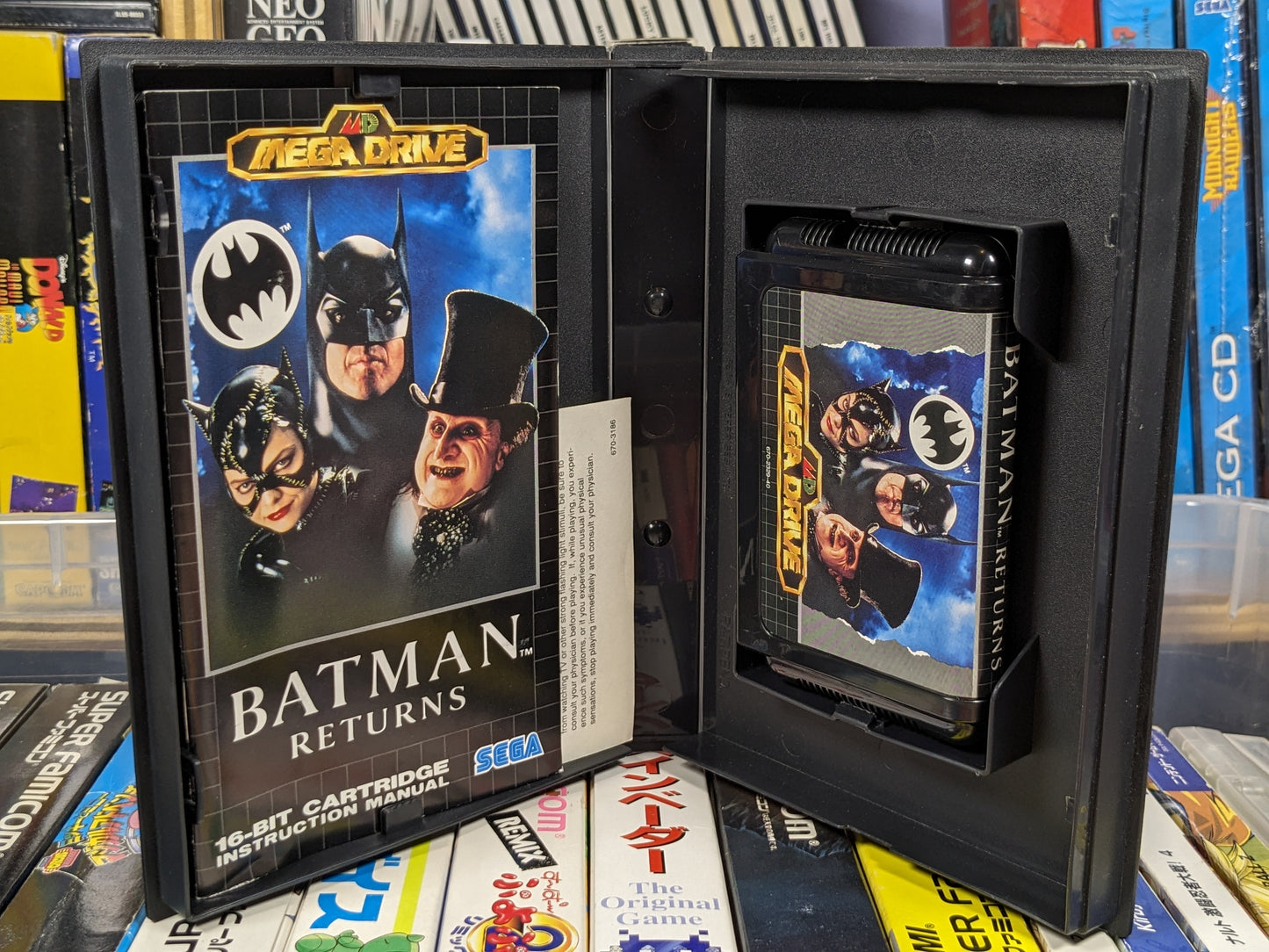 Batman Returns Sega Mega Drive Japanese Asia CIB