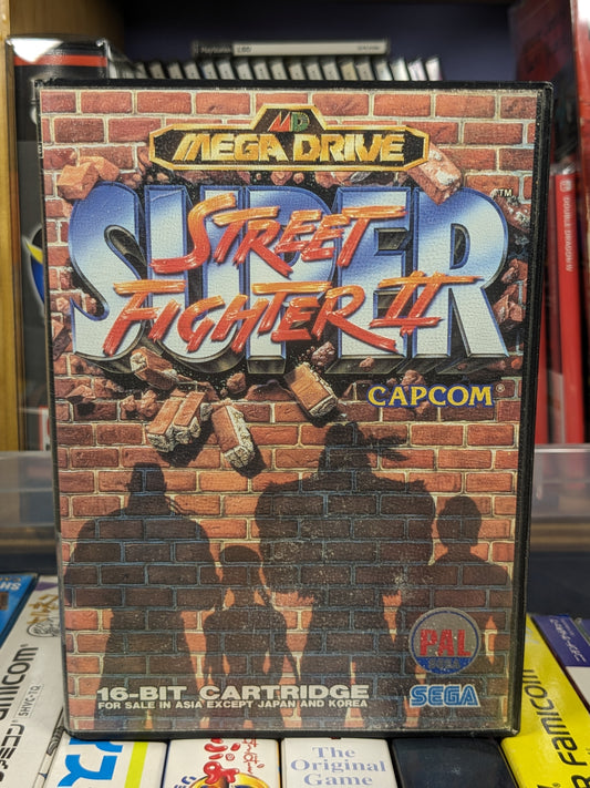 Super Street Fighter II Sega Mega Drive Japanese Asia CIB