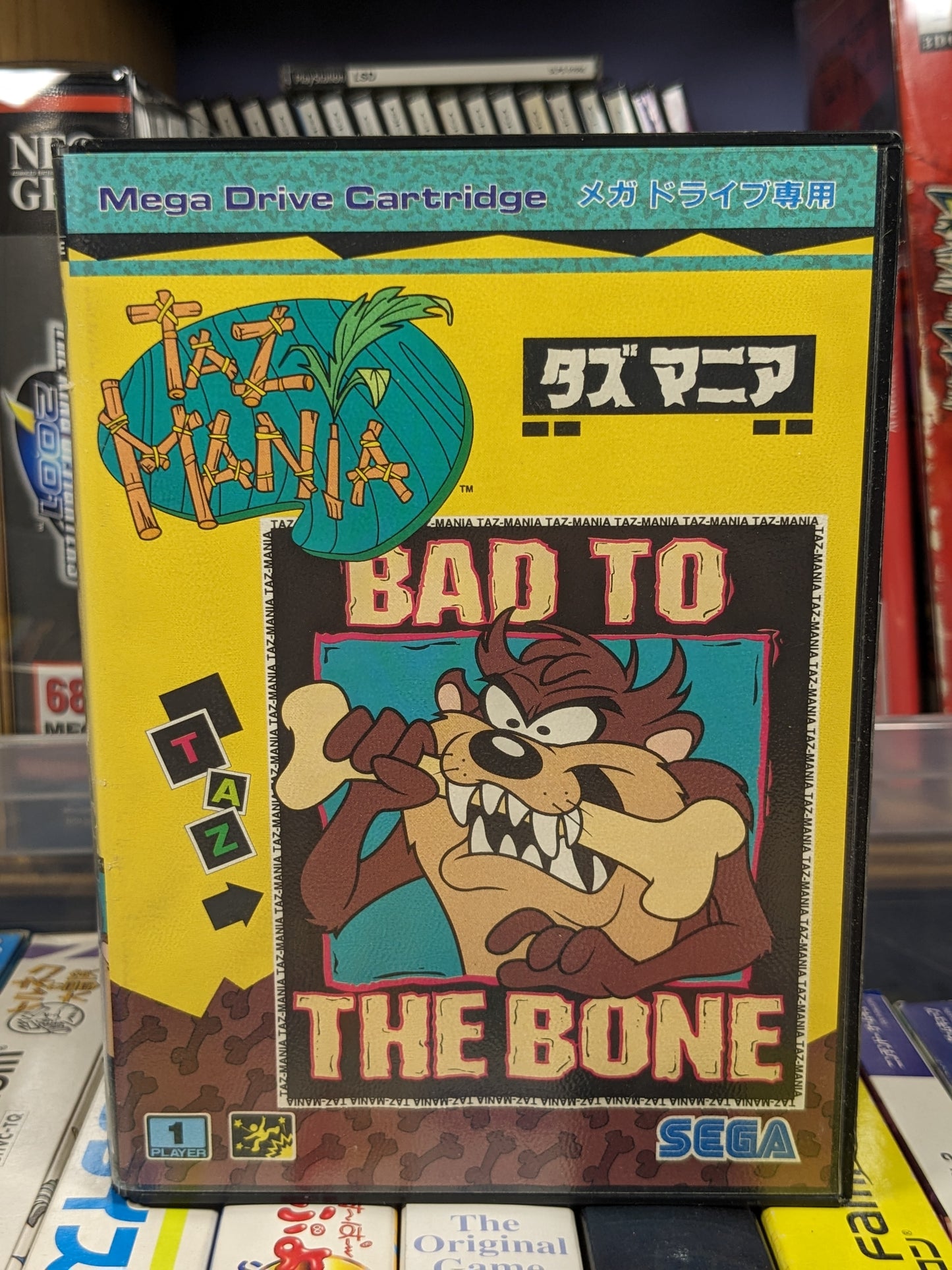 Taz-Mania Sega Mega Drive Japanese Boxed