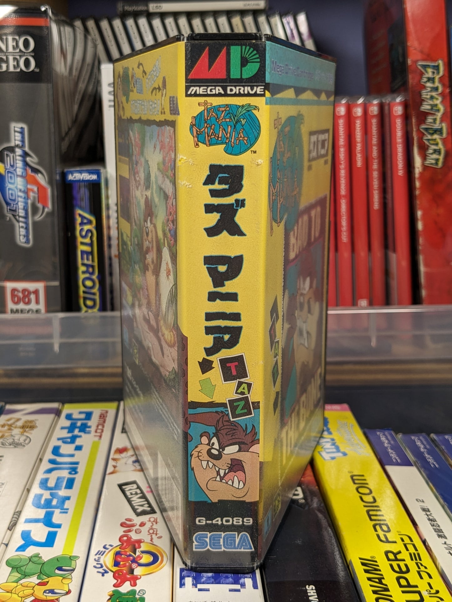 Taz-Mania Sega Mega Drive Japanese Boxed