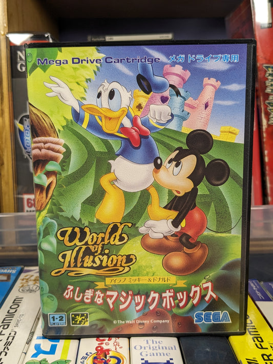 World of Illusion Sega Mega Drive Japanese CIB