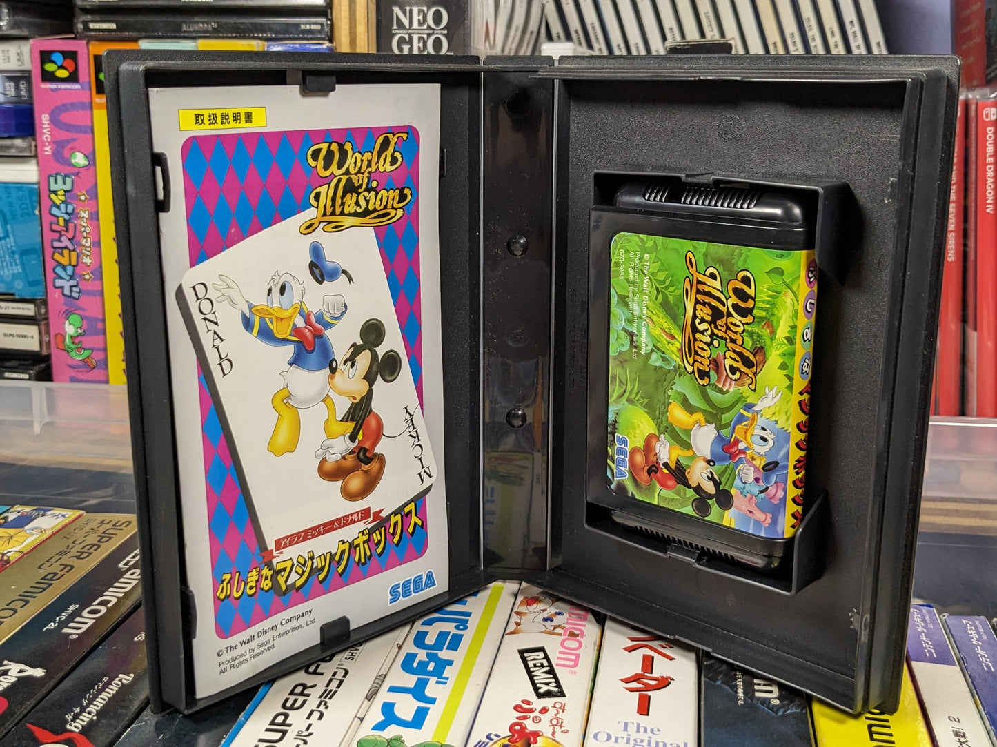 World of Illusion Sega Mega Drive Japanese CIB