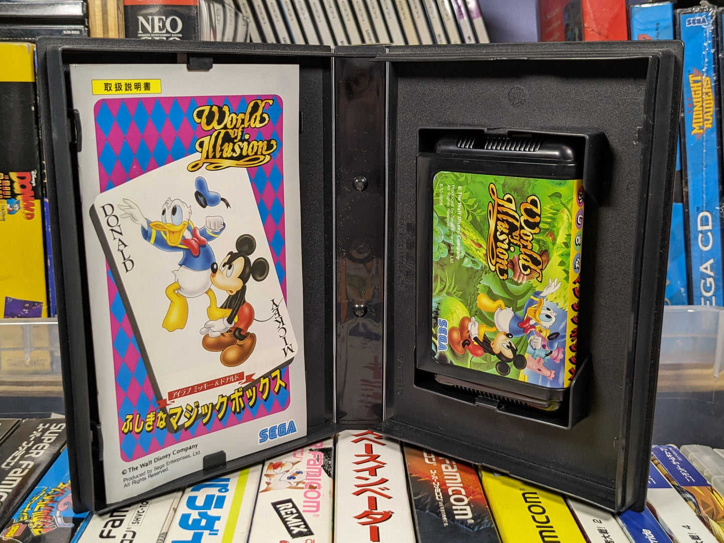 World of Illusion Sega Mega Drive Japanese CIB