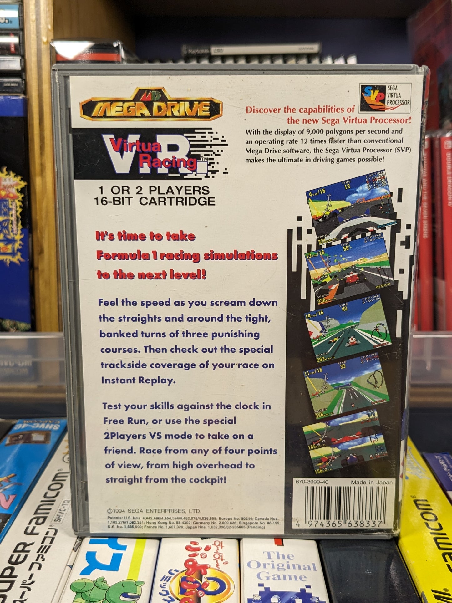 Virtua Racing Sega Mega Drive Japanese Asia CIB