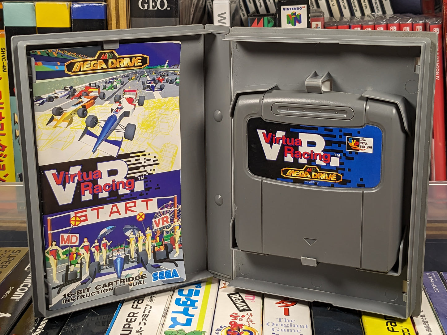 Virtua Racing Sega Mega Drive Japanese Asia CIB