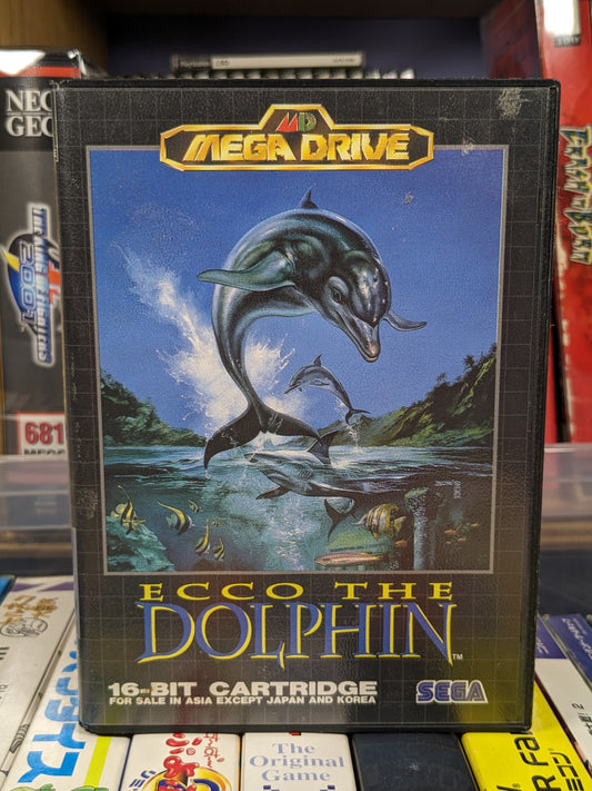 Ecco the Dolphin Sega Mega Drive Japanese Asia CIB