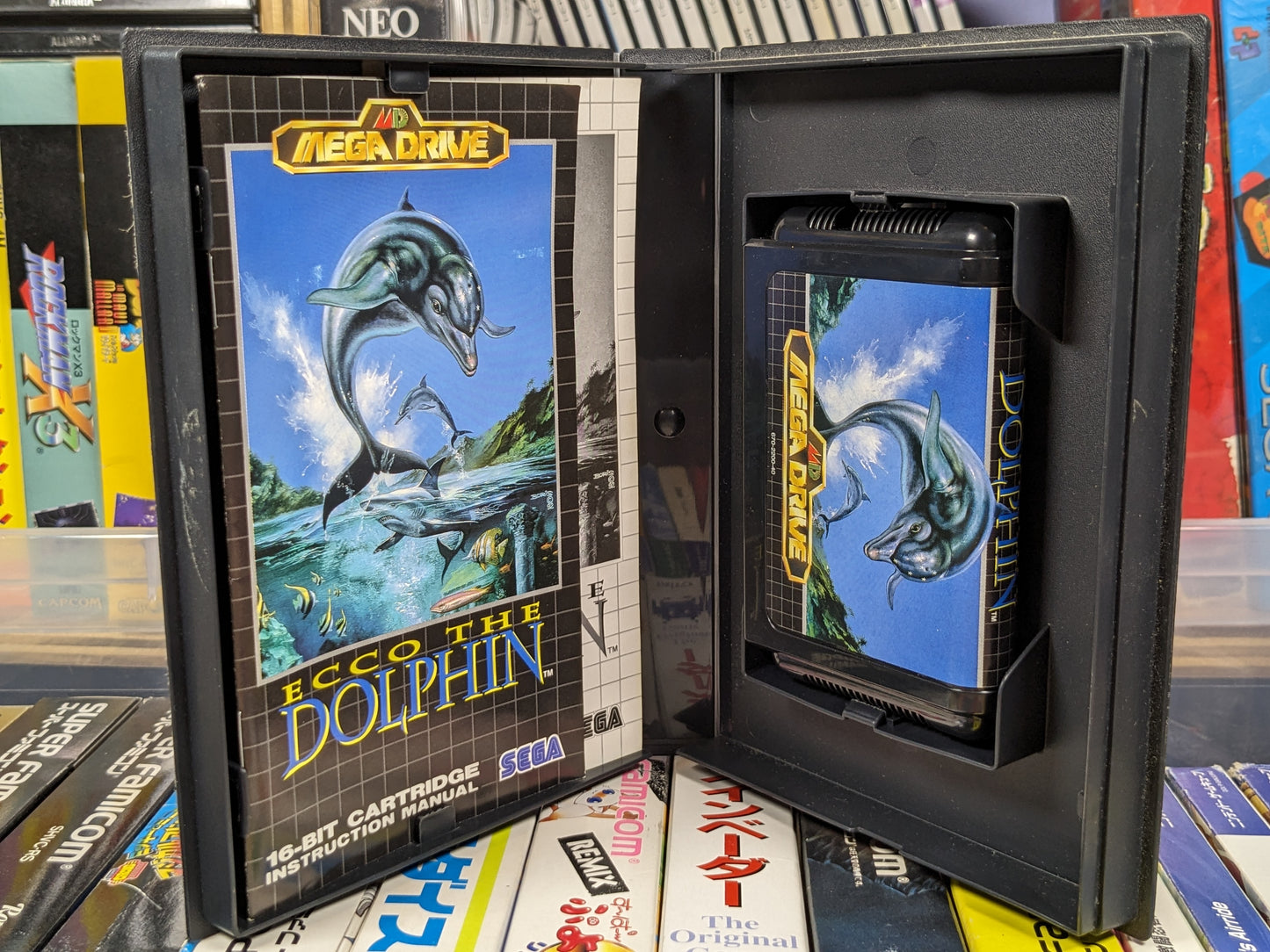 Ecco the Dolphin Sega Mega Drive Japanese Asia CIB